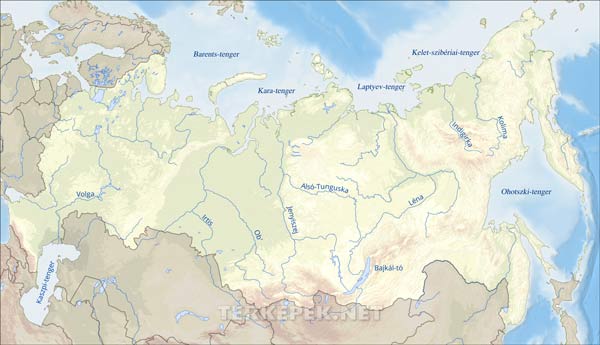 Oroszország vízrajza