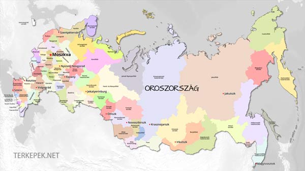 Oroszország területei